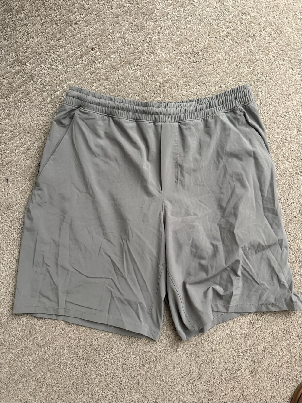 lululemon athletica Light Gray Men's Athletic Shorts